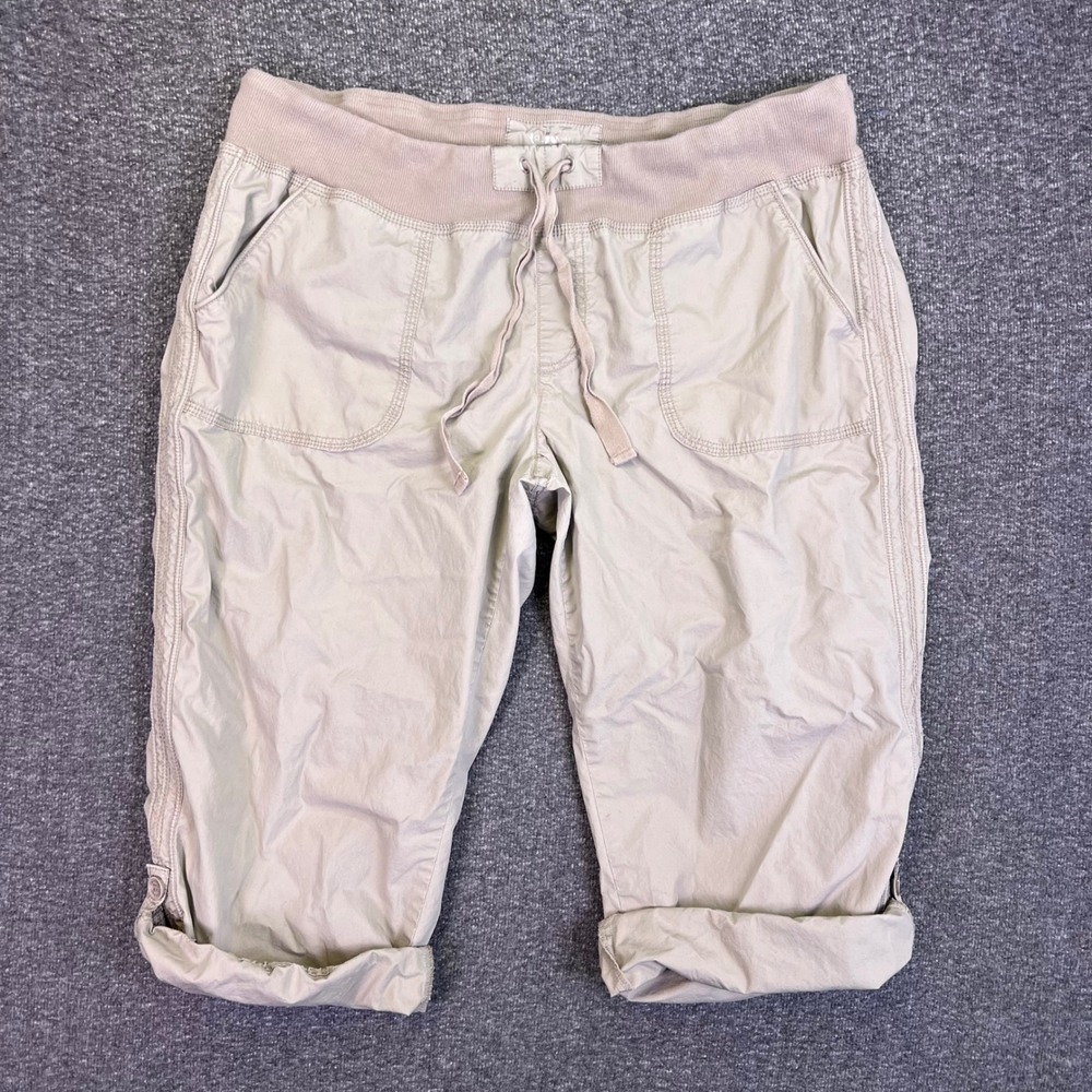 Calvin Klein Capri Pants Womens 2XL Khaki Tan Utility Casual Hiking Crops 38x21 - Picture 2 of 12